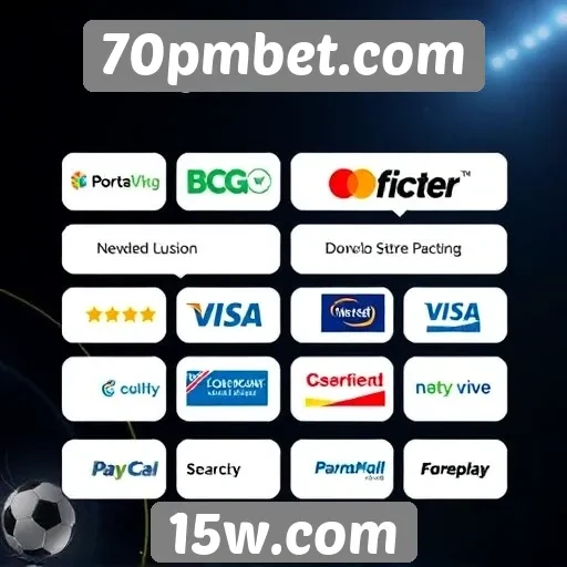 Métodos de pagamento oferecidos pelo 70pmbet