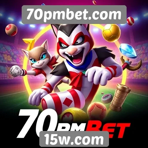 Variedade de jogos disponíveis na plataforma 70pmbet